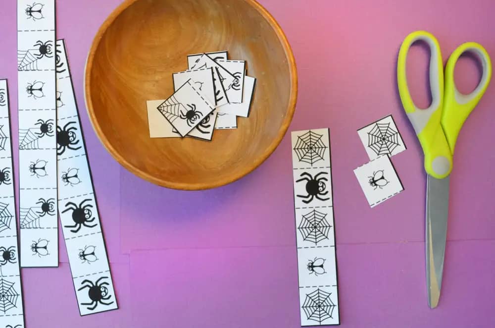 NEW! Spider Cutting Practice Free Printable!