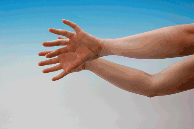 What should I do with my hands?