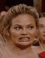 When the cringe of a bad delivery makes its way to your face