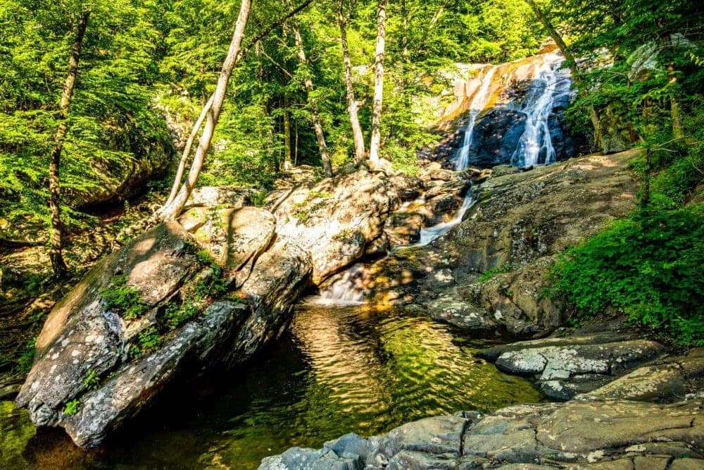 Chase Waterfalls in Shenandoah’s White Oak Canyon