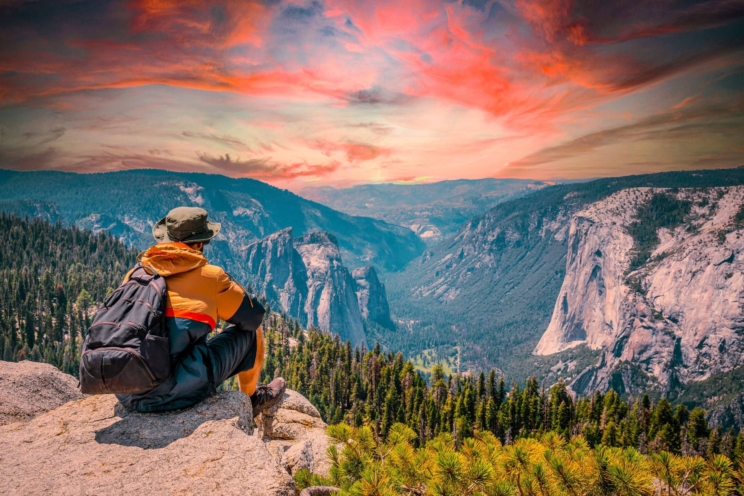The Sentinel Dome and Taft Point Loop, a 5.1-mile moderate hike in Yosemite, offers stunning 360-degree views from Sentinel Dome and vertigo-inducing vistas of El Capitan and Yosemite Falls at Taft Point, blending granite grandeur with unforgettable adven