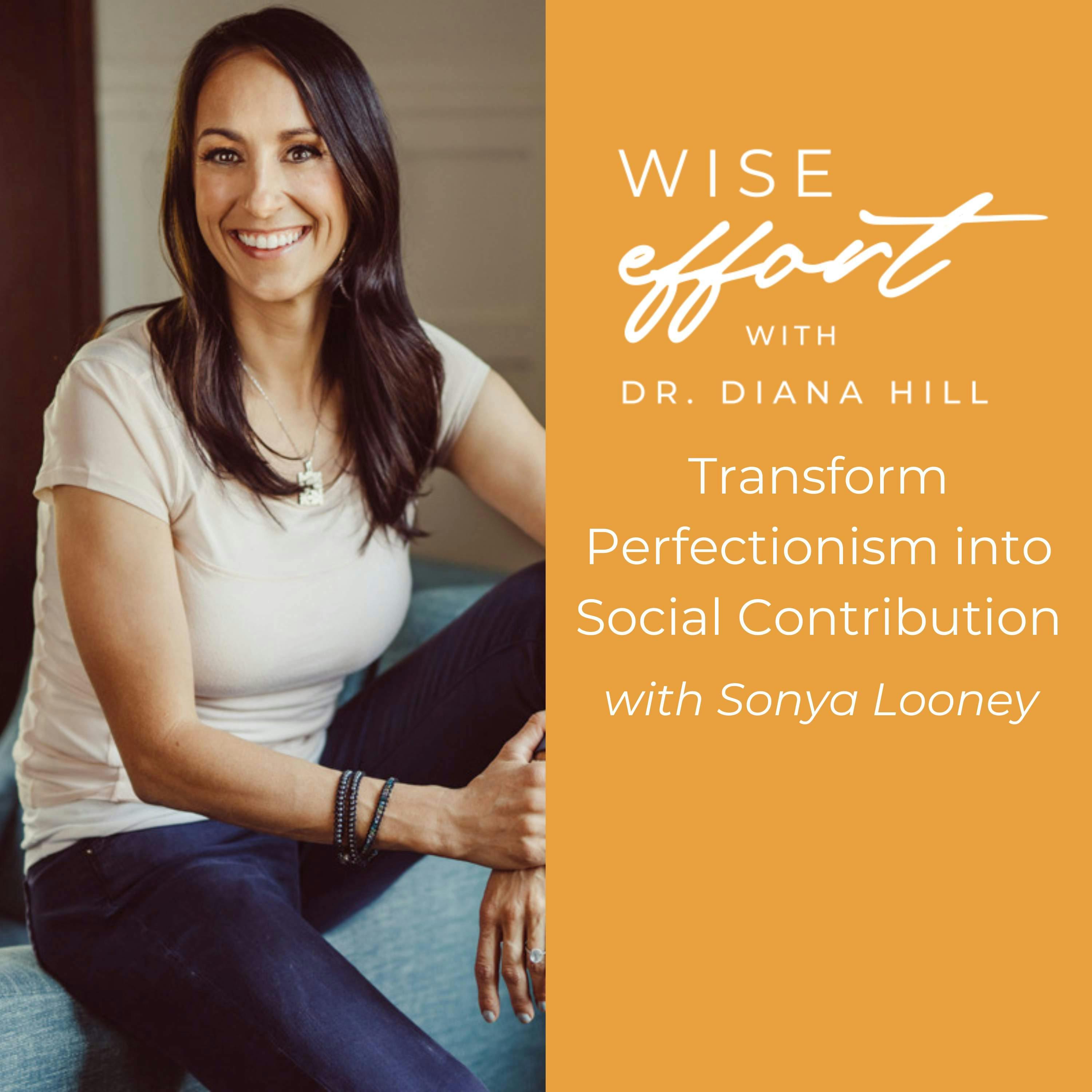 Transform Perfectionism into Social Contribution with Sonya Looney on the Wise Effort Show with Dr. Diana Hill