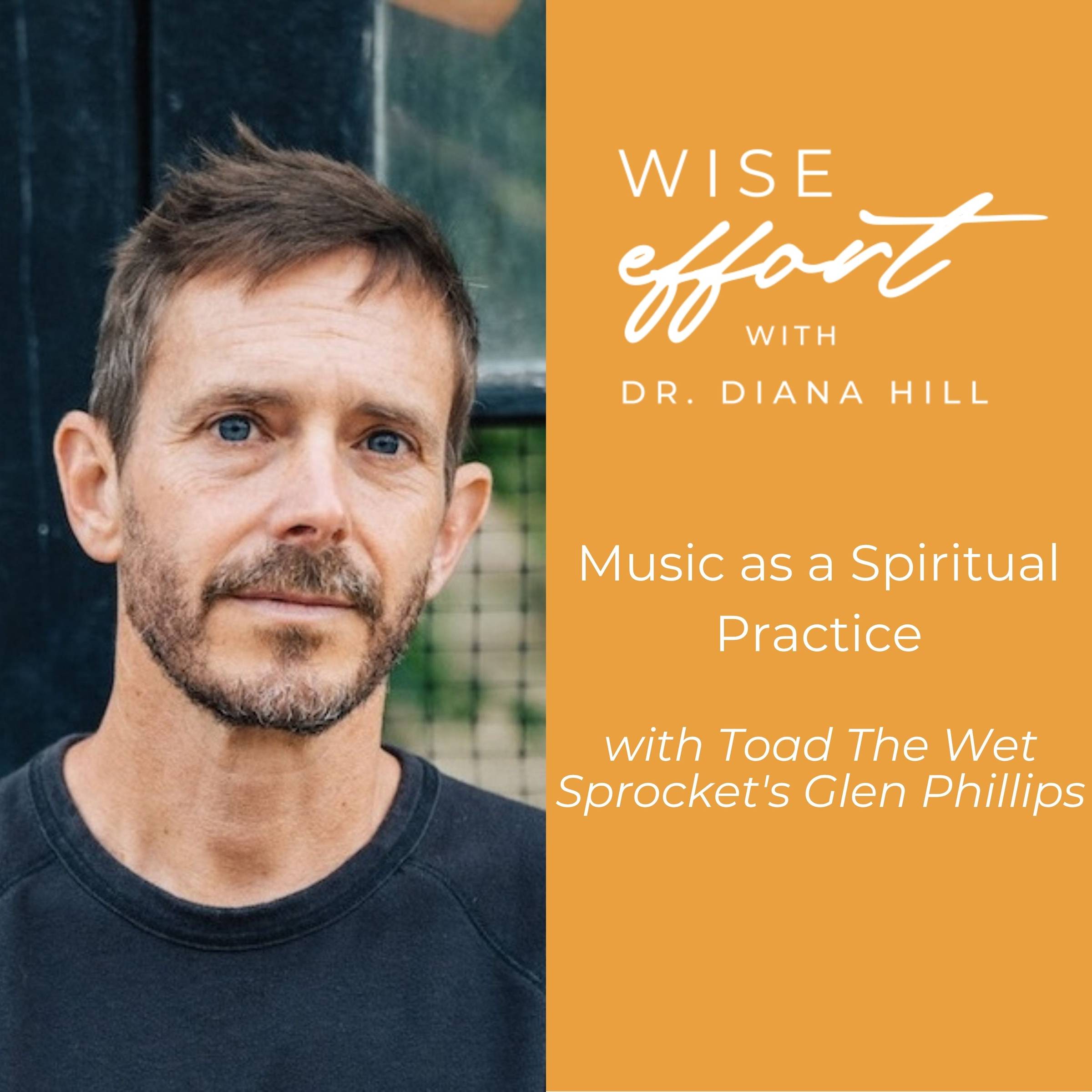 Music as a spiritual practice with Glen Phillips and Dr. Diana Hill | ACT Psychologist | Wise Effort