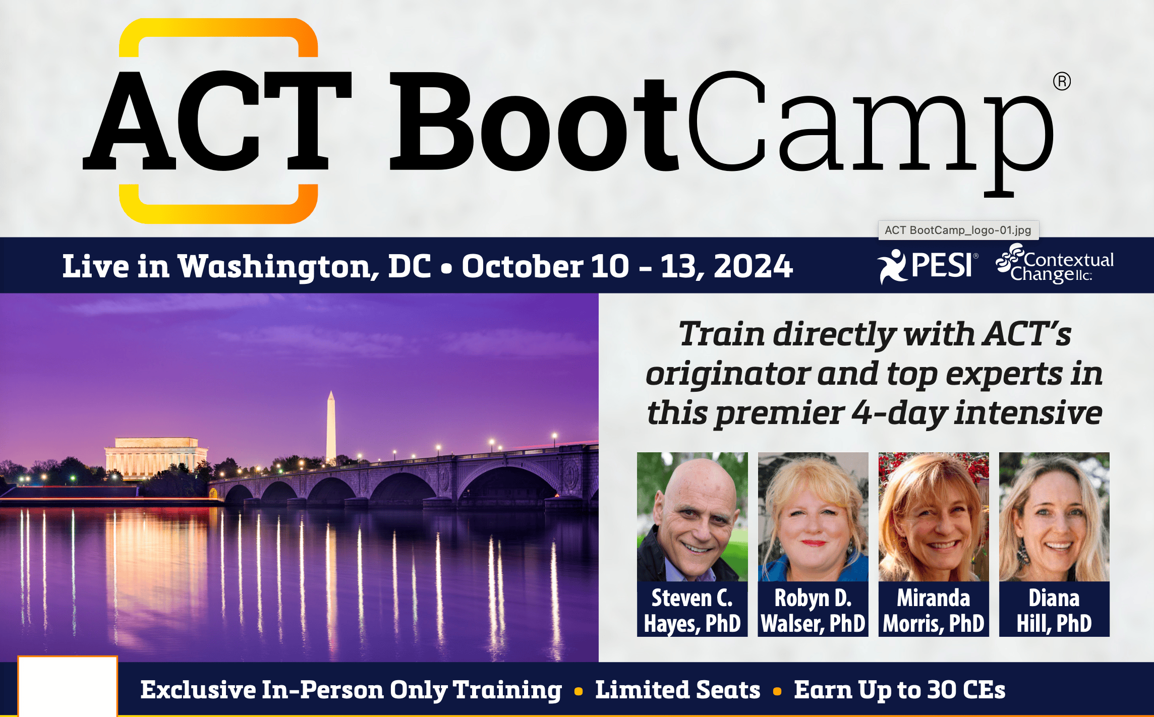 ACT Bootcamp with top ACT experts in 4-day intensive in Washington DC with Dr. Diana Hill and others