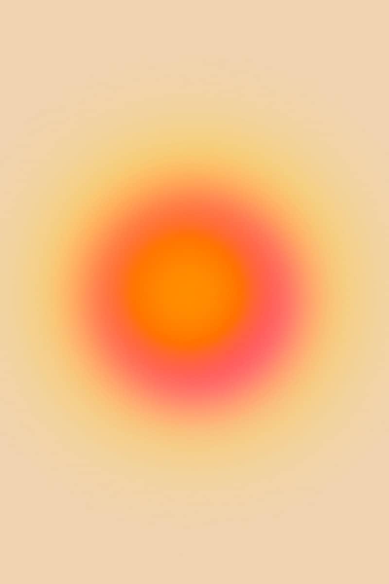 yellow and orange sun illustration