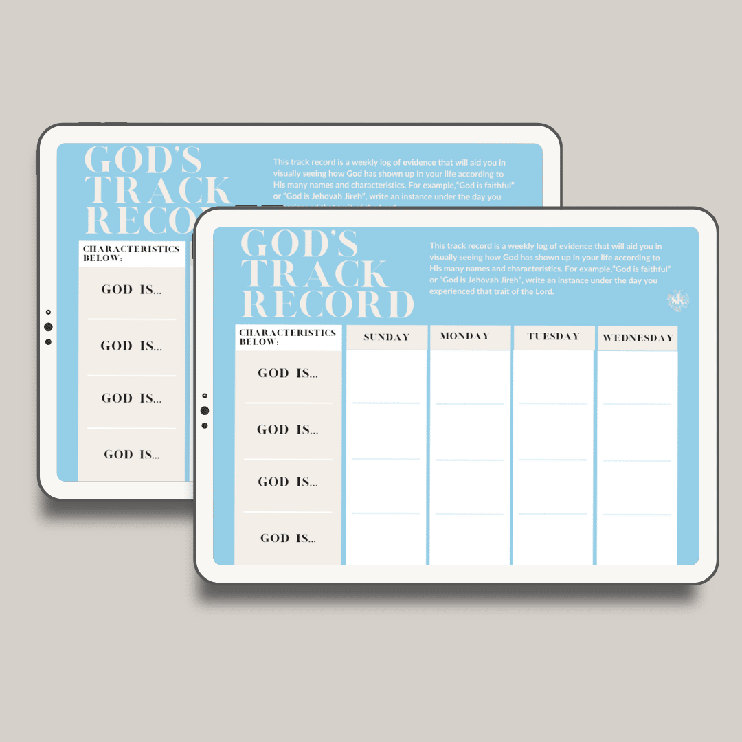 God's track record Chart