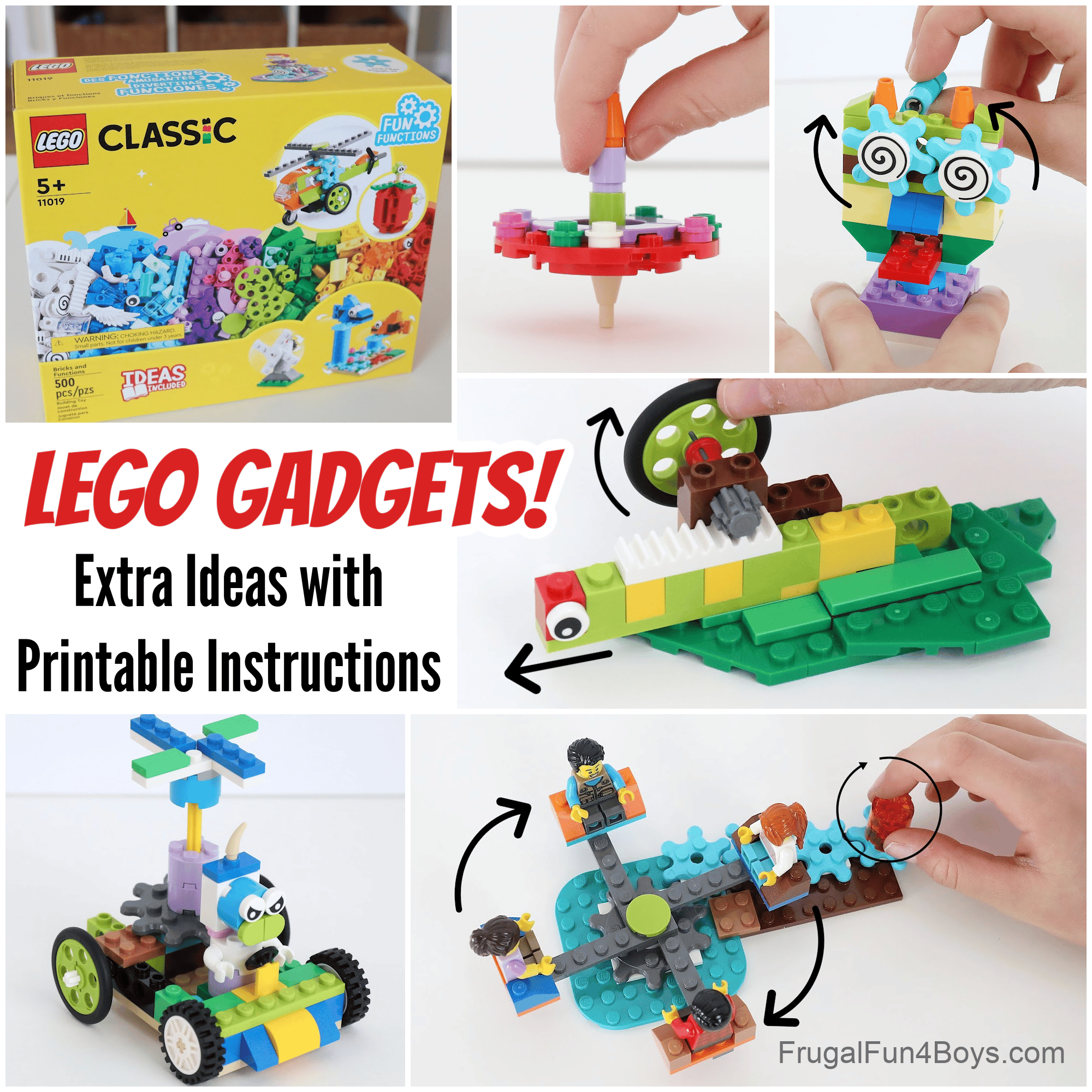 Awesome Ideas with LEGO Gears - Frugal Fun For Boys and Girls