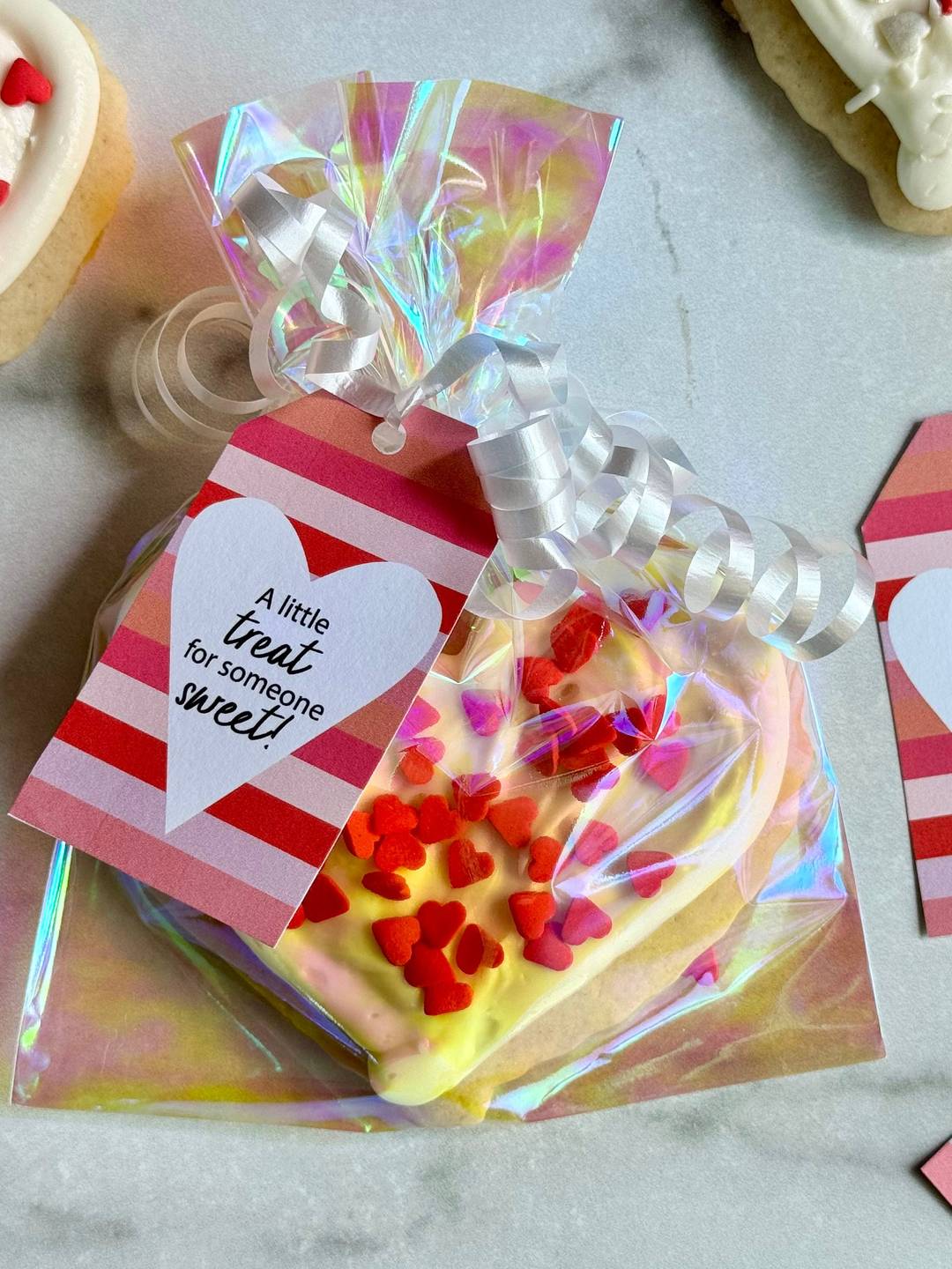Valentine's gift tag.