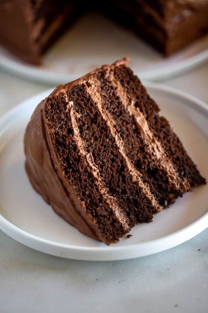 Chocolate Mousse Cake.
