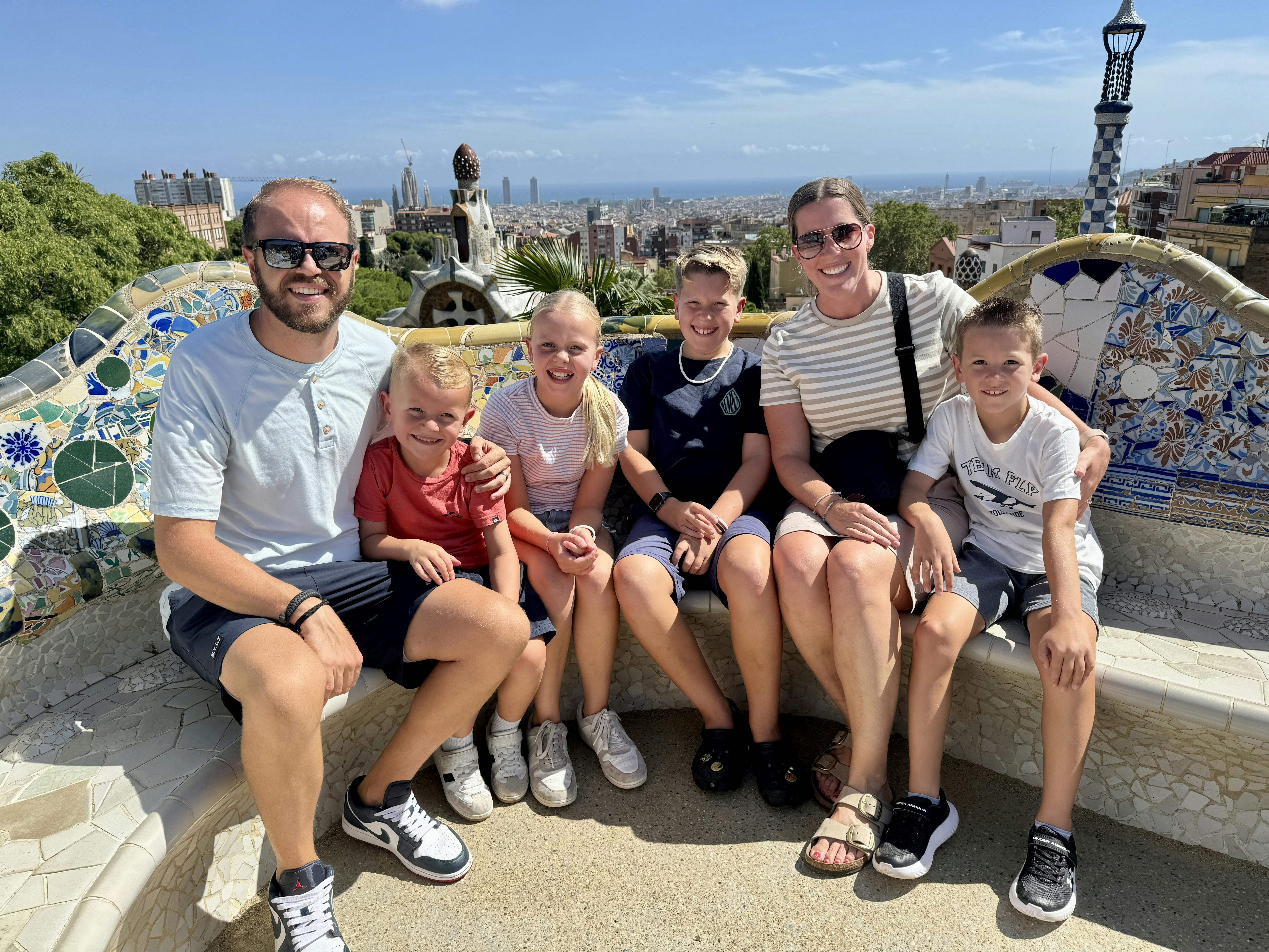 Park Güell overlook.