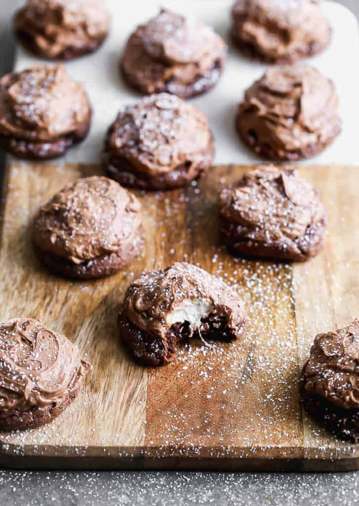 Hot Cocoa Cookies.