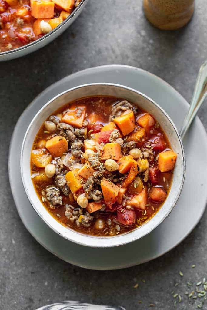 Autumn Squash and Sweet Potato Soup 