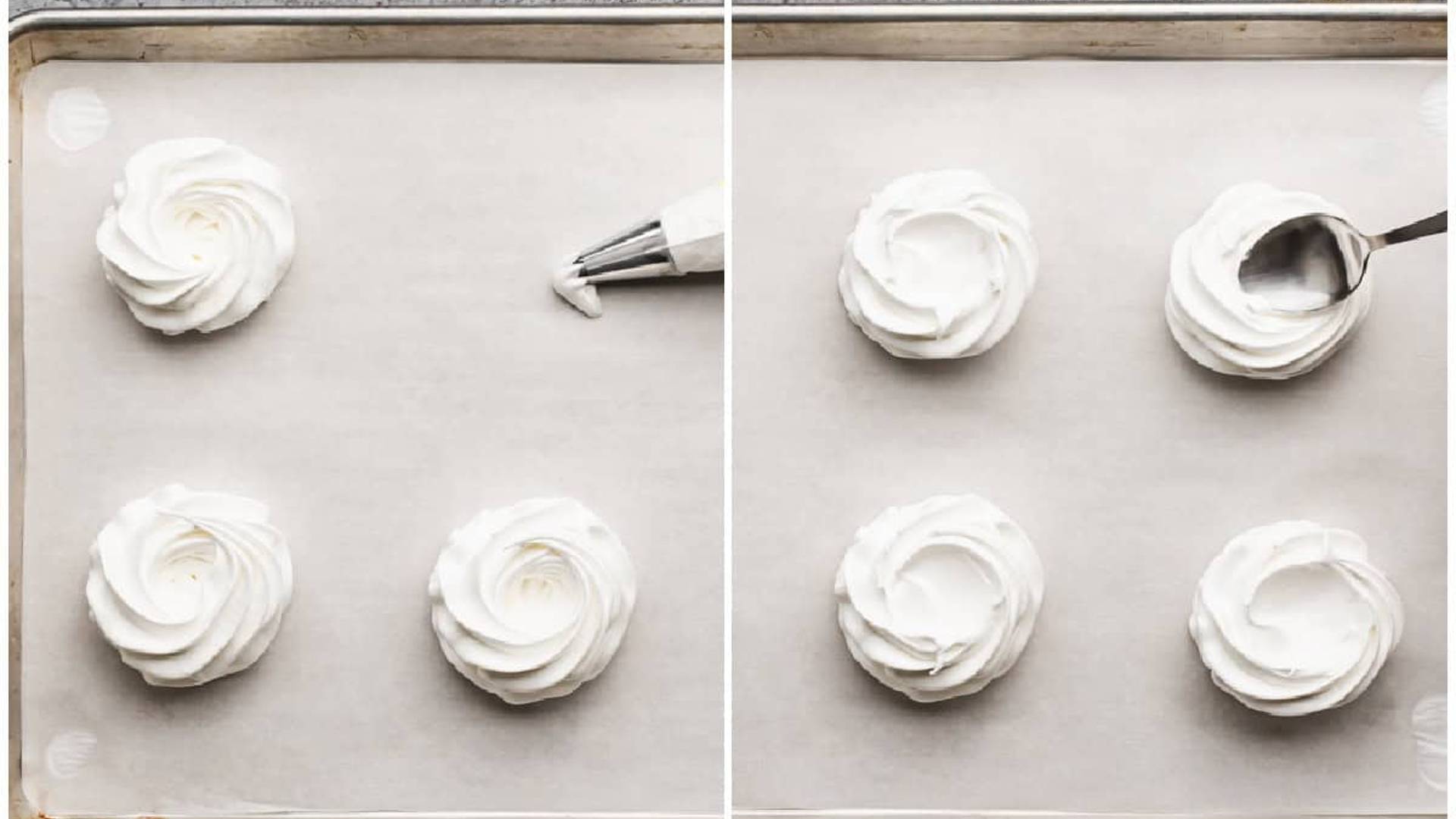 Mini Pavlova Process.