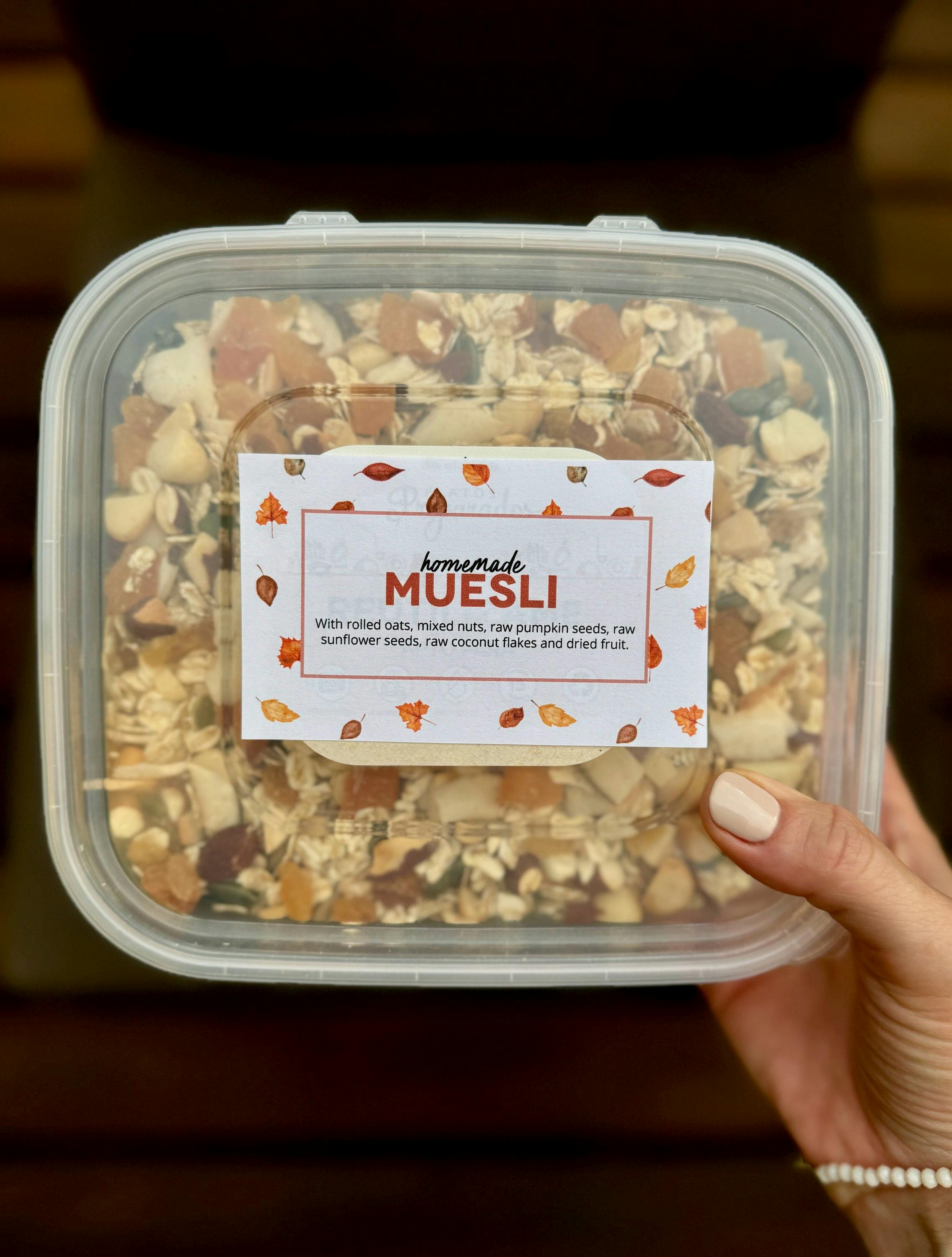 Muesli gift.