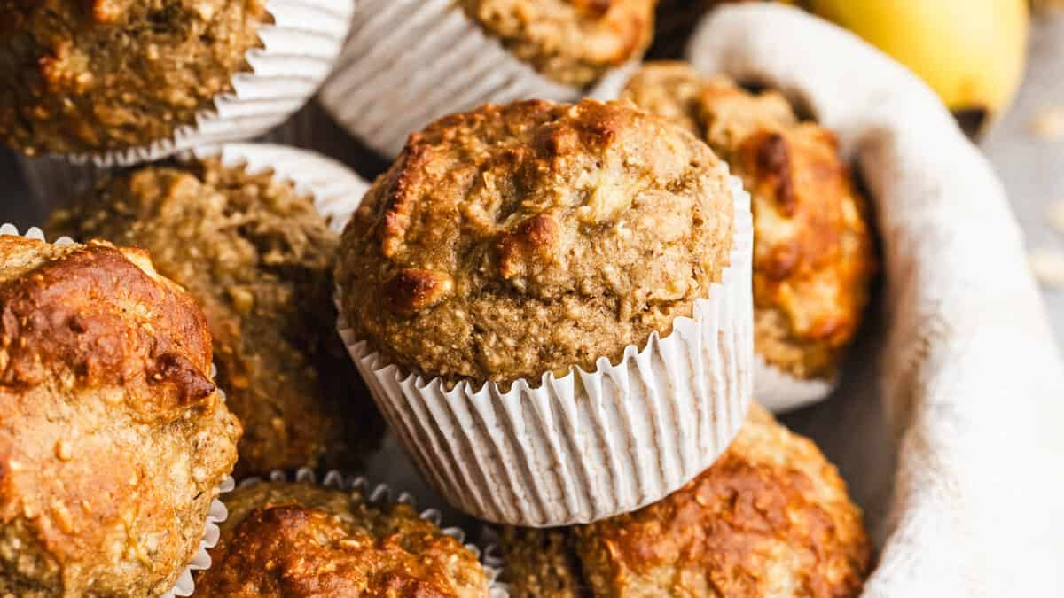 High-Protein Banana Muffins