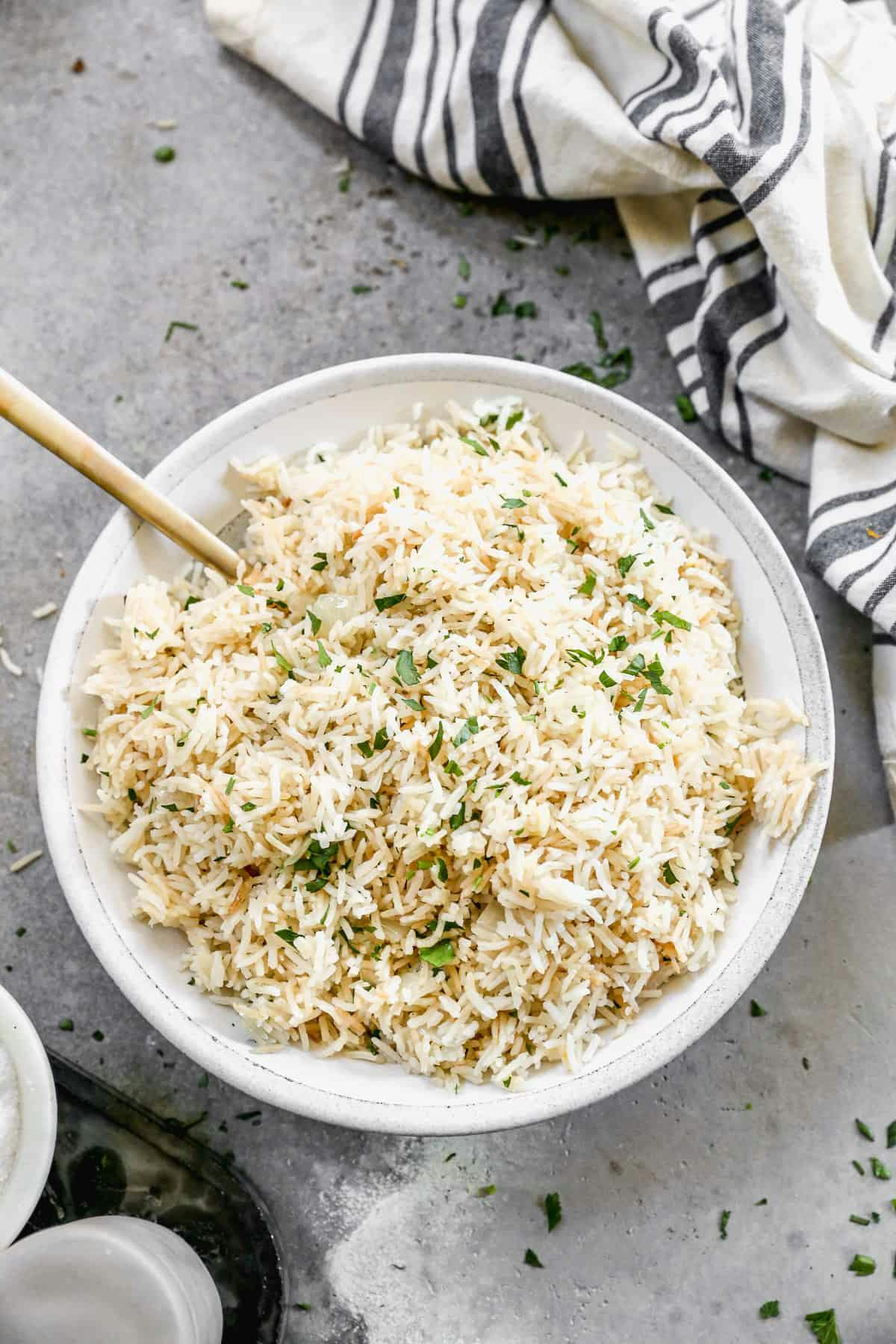 Rice Pilaf.