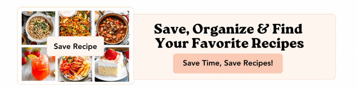 Save Organize and Find your Favorite Recipes