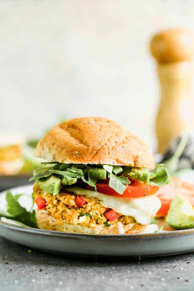 Quinoa Burger. 