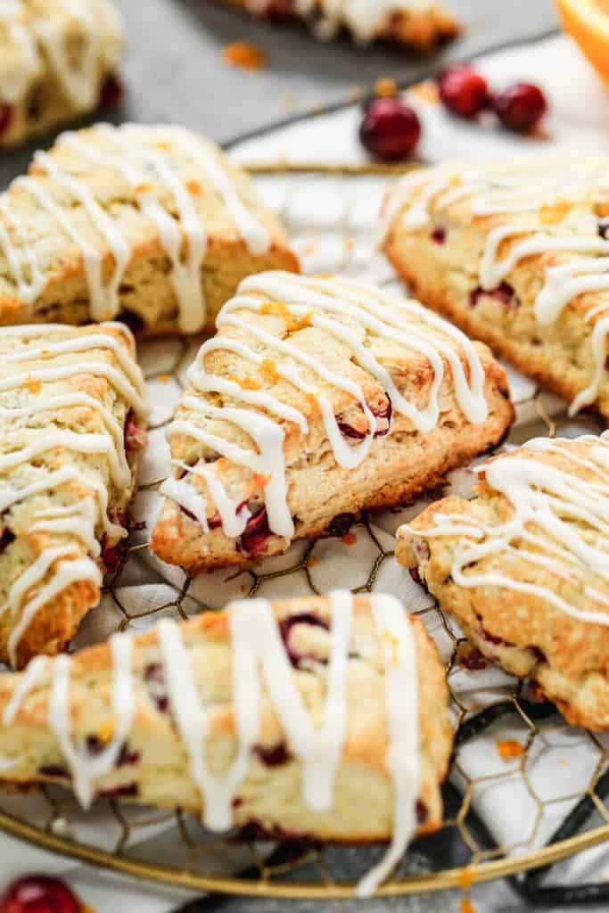 Cranberry Orange Scones.