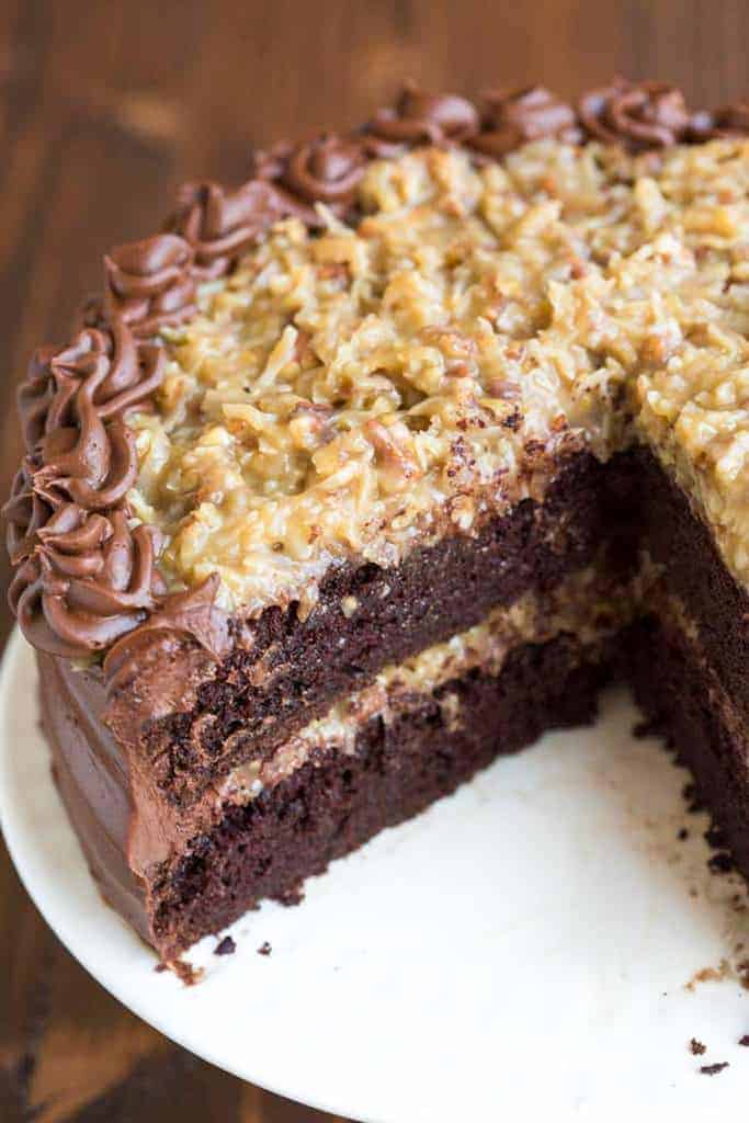 German Chocolate Cake.