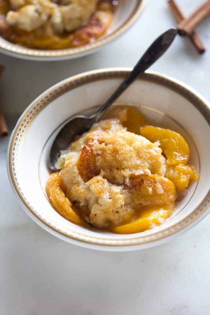 peach cobbler.