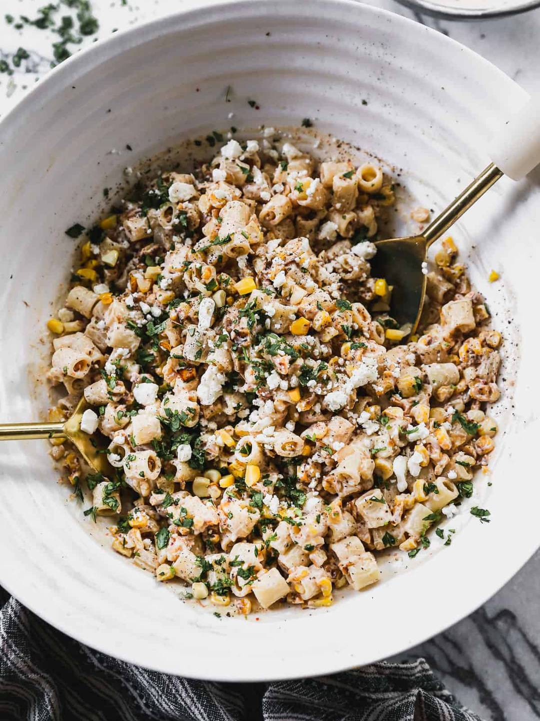 Street Corn Pasta Salad.