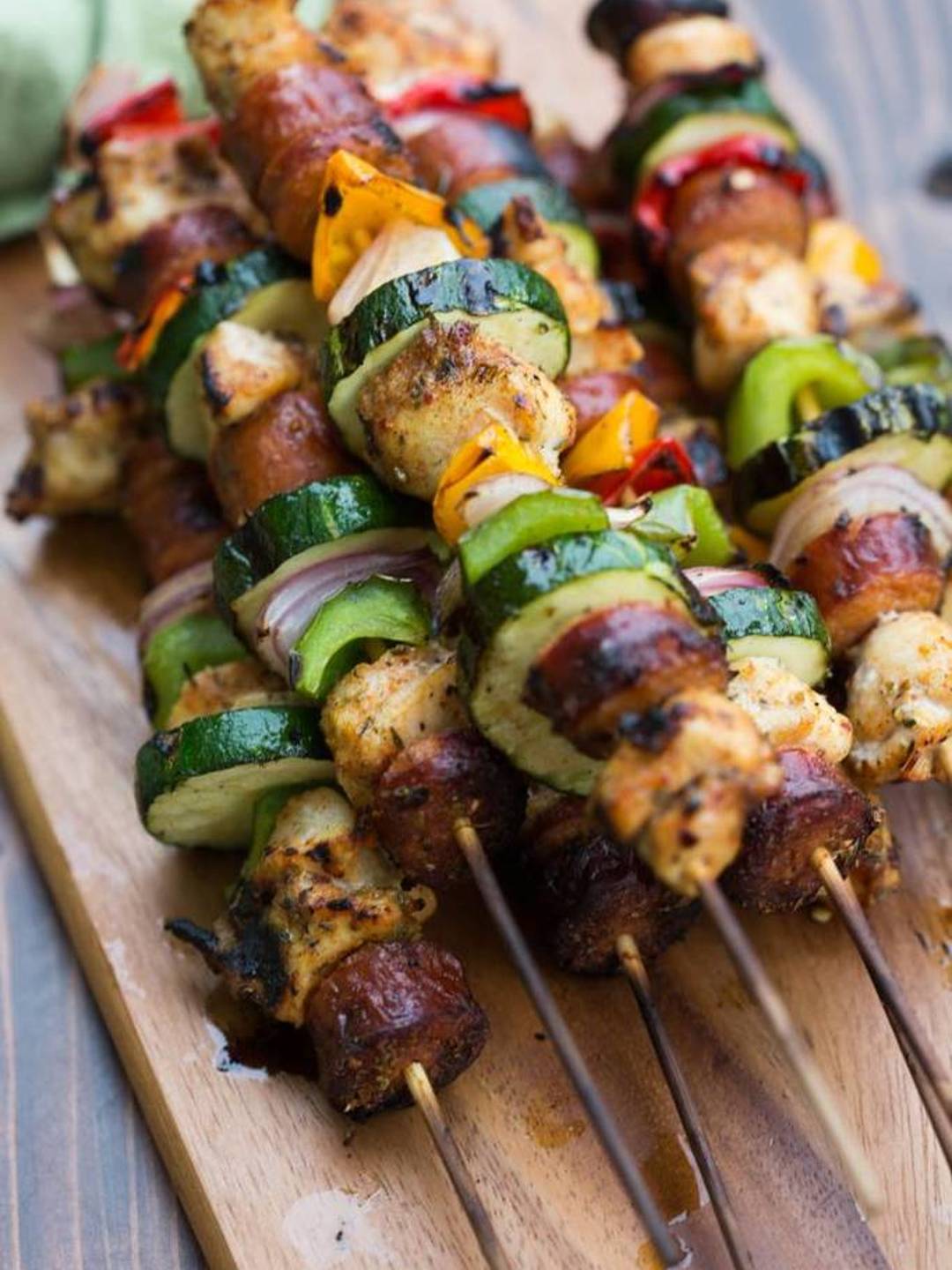 Cajun Kebabs. 