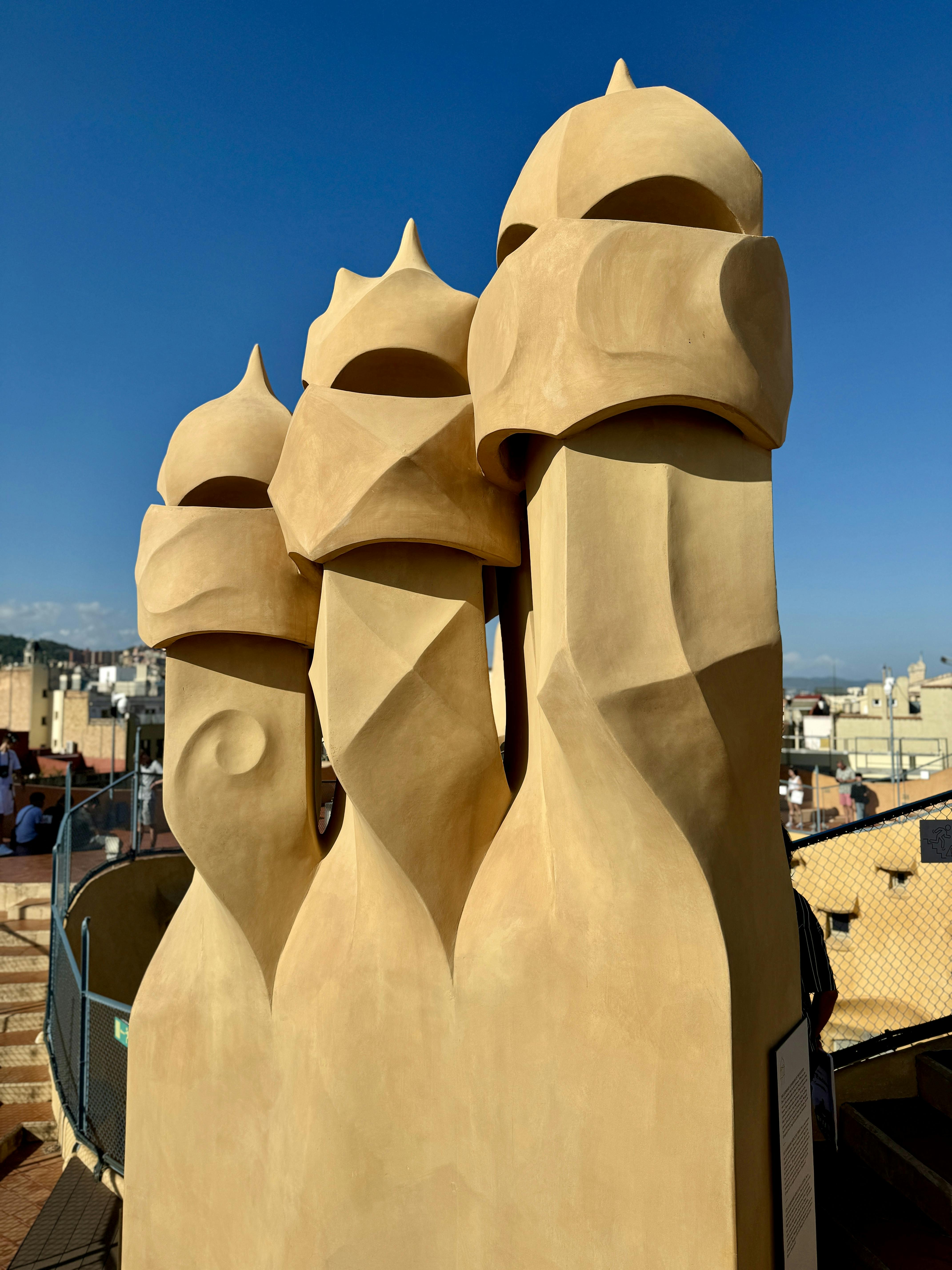 Rooftop soliders at Casa Mila.