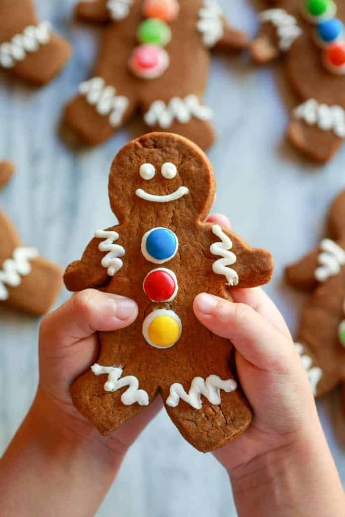 Gingerbread cookies decorated