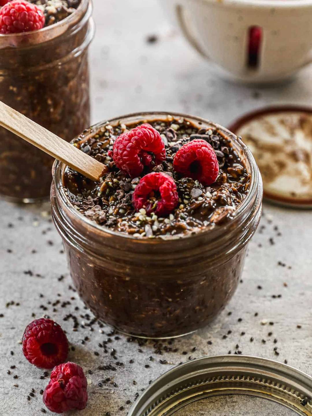 Chocolate Overnight Oats.