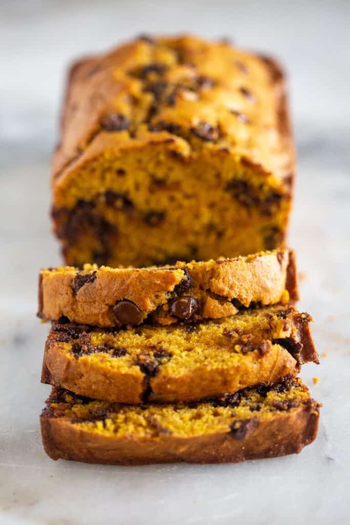 Pumpkin Chocolate Chip Bread.