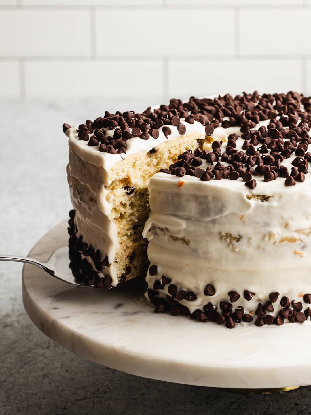 Cannoli Cake.