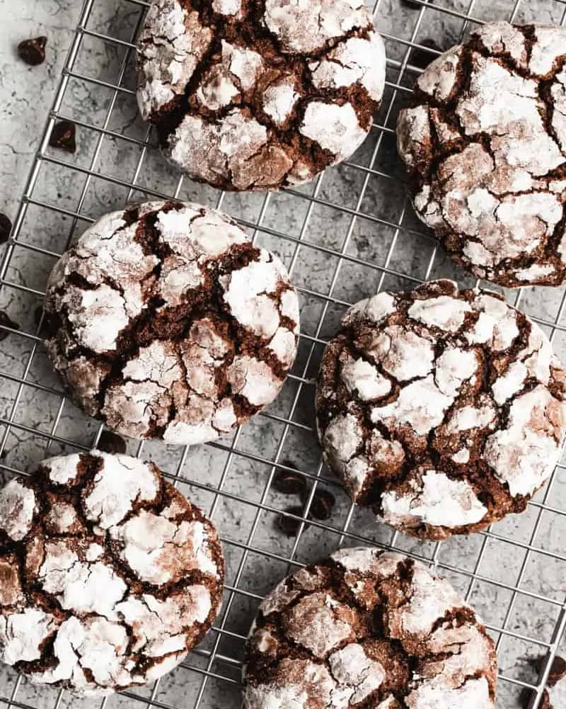 Chocolate Crinkle Cookies