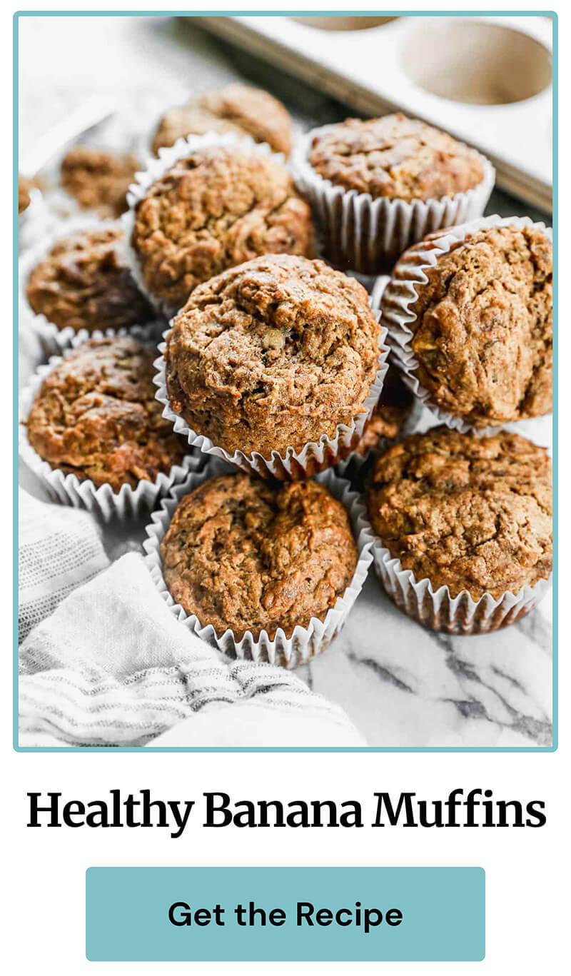 Healthy Banana Muffins | GET THE RECIPE