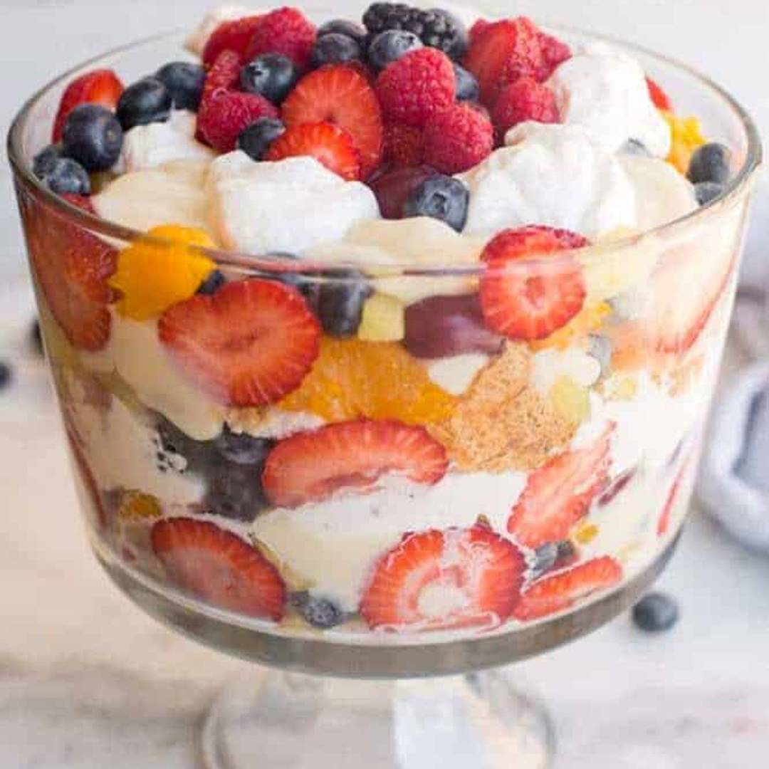 Fruit Trifle.