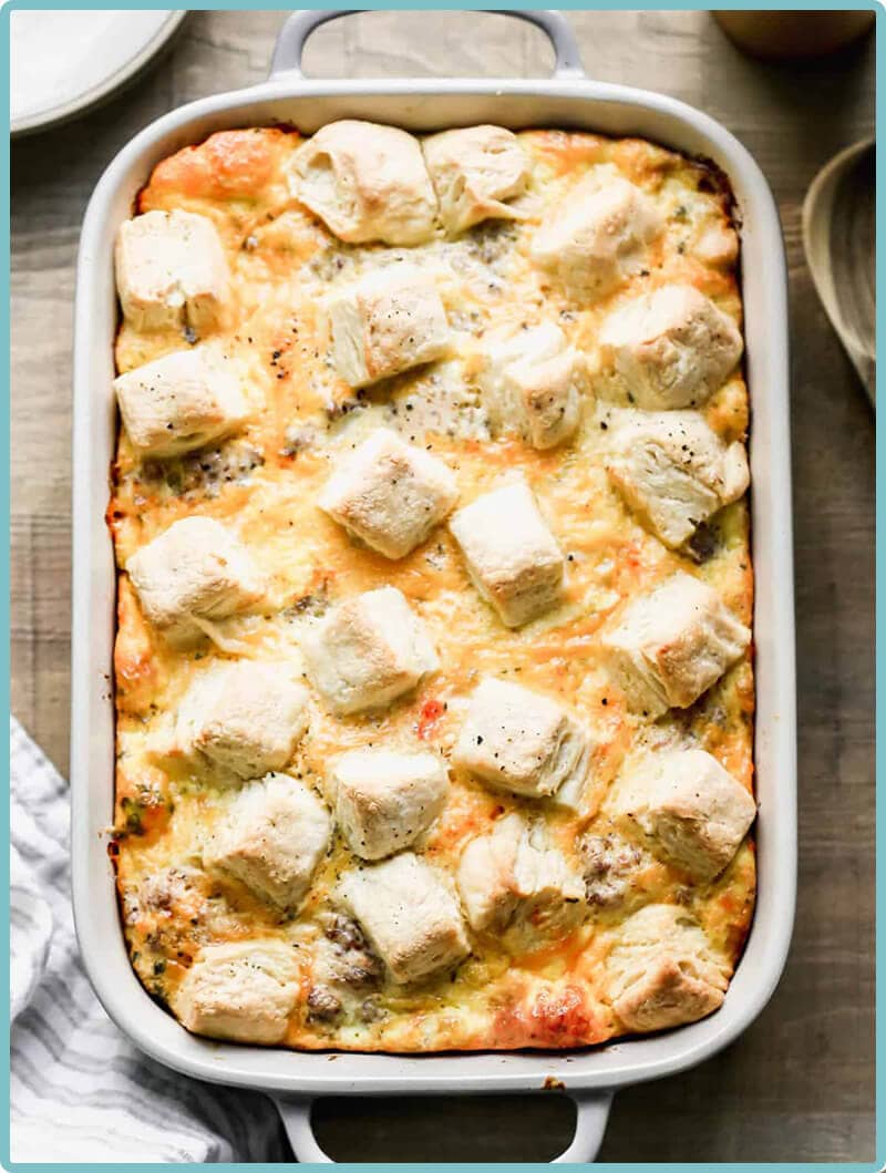 Biscuits and Gravy Casserole