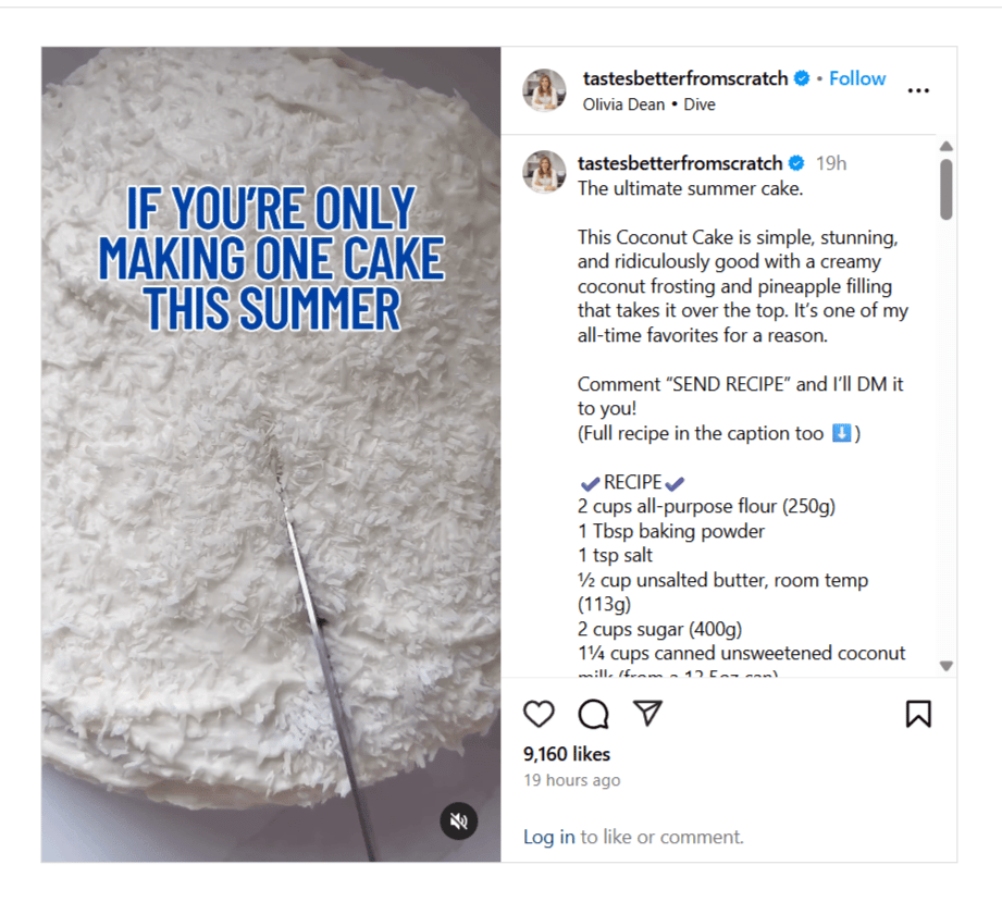 if you just make one cake this summer...