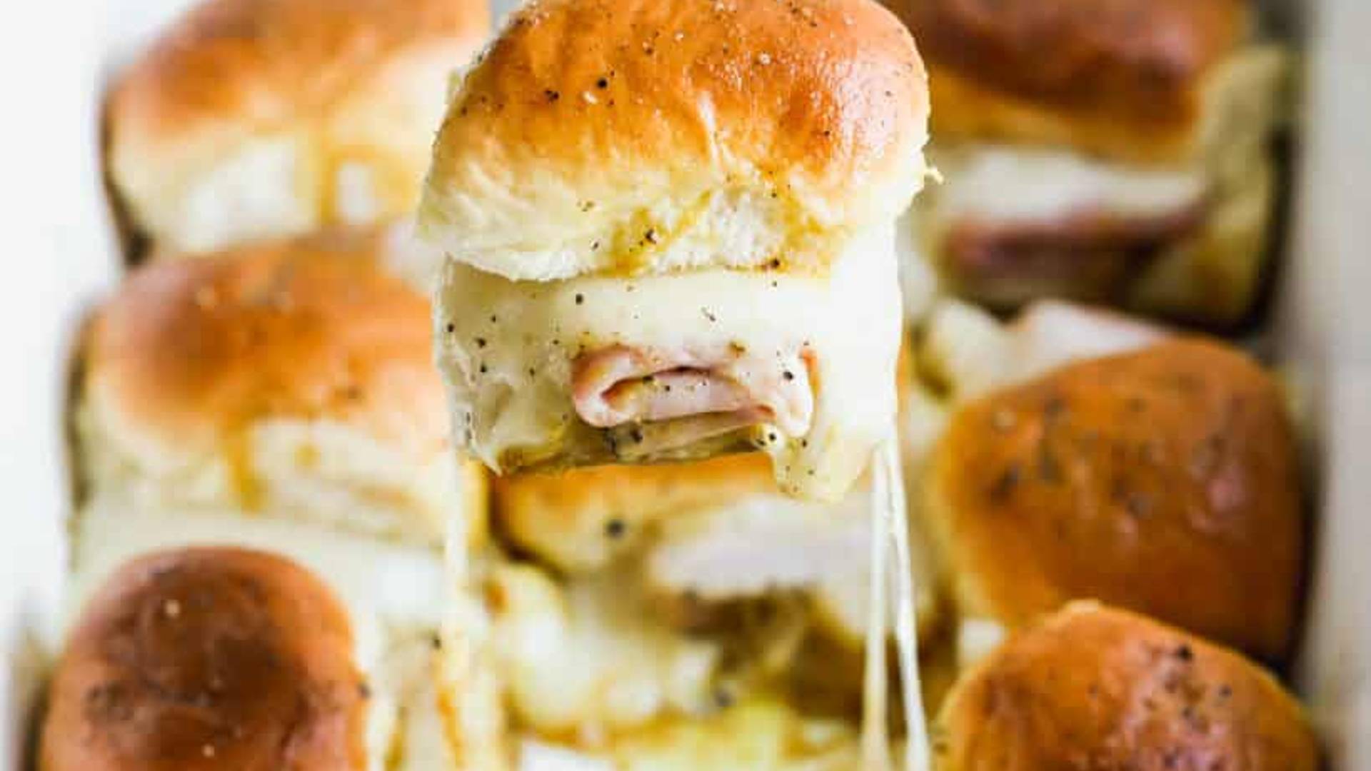 Ham and Cheese Sliders.