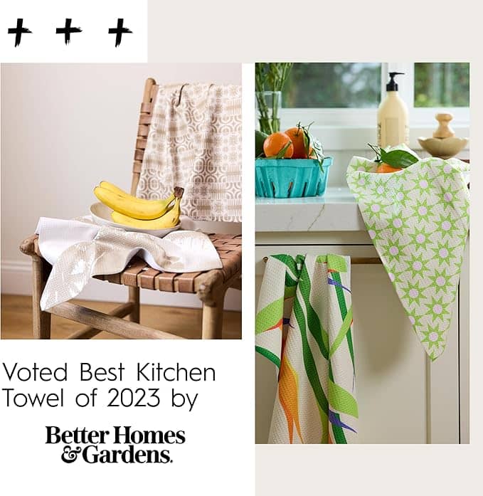 Geometry Towels. Voted Best Kitchen Towel of 2023 by Better Homes and Gardens.