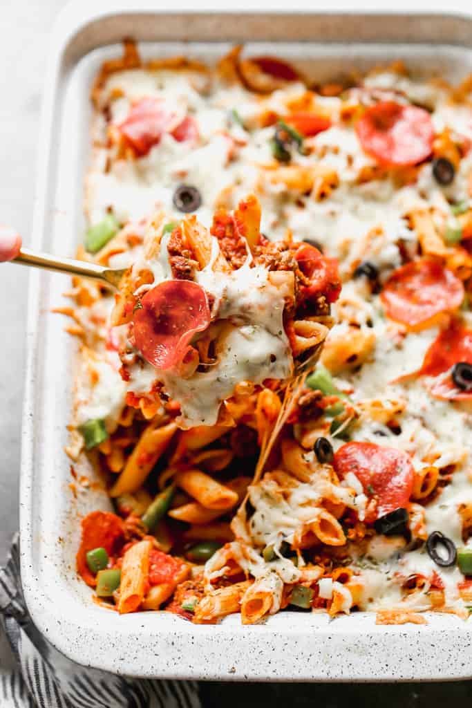 Pizza Casserole.