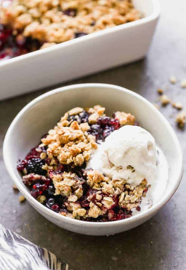 Triple Berry Crisp.