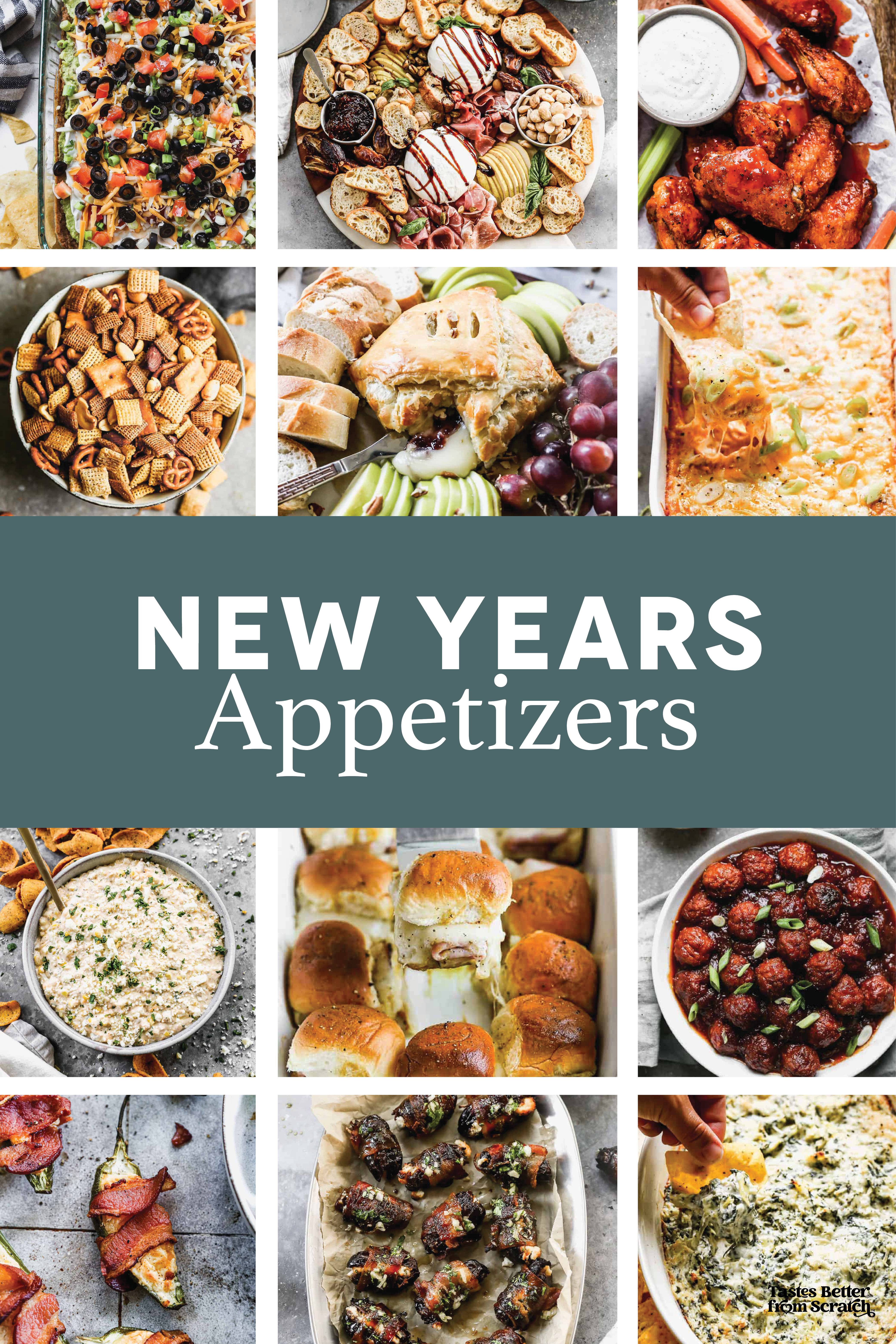 New years appetizers recipe collection.