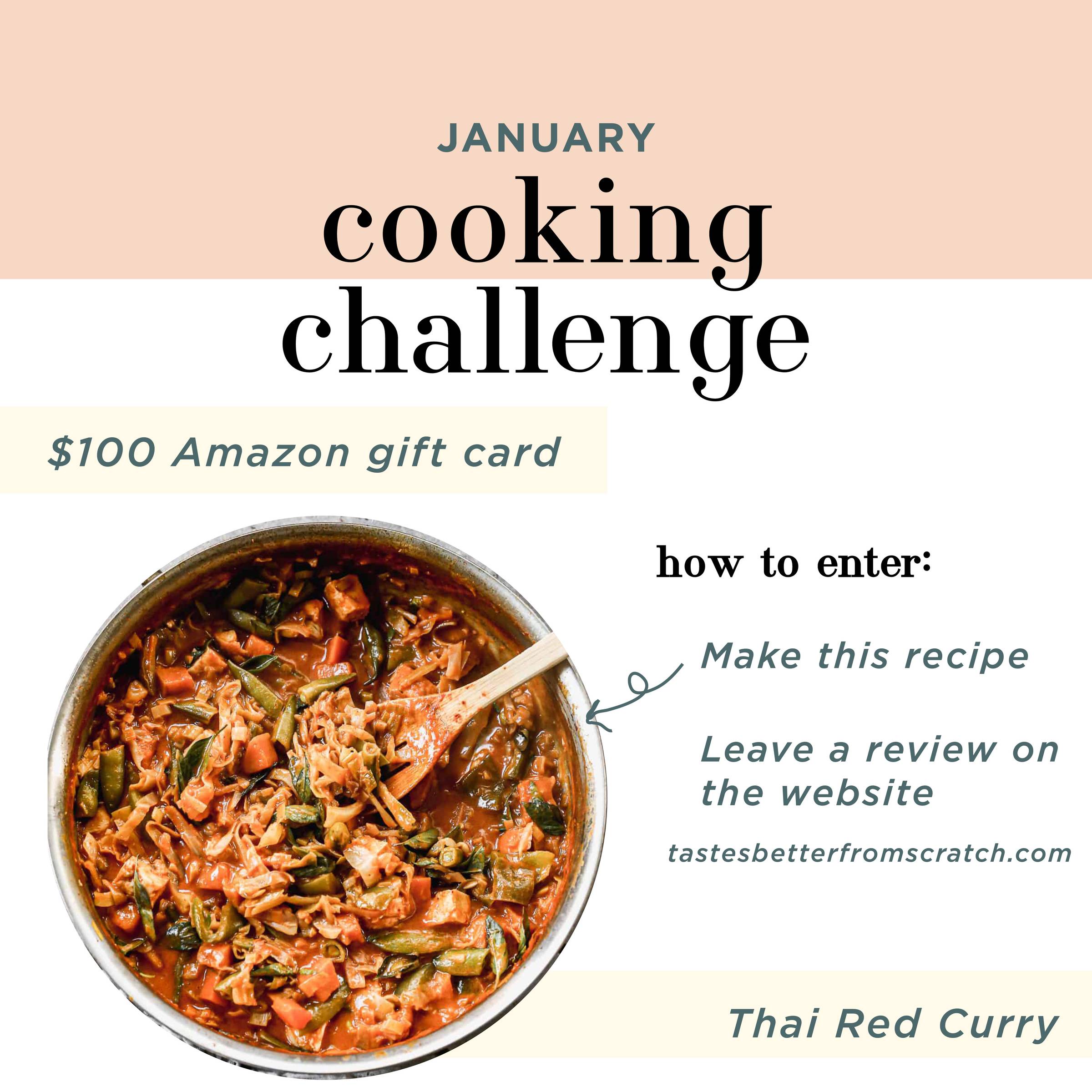 January Cooking Challenge Information 