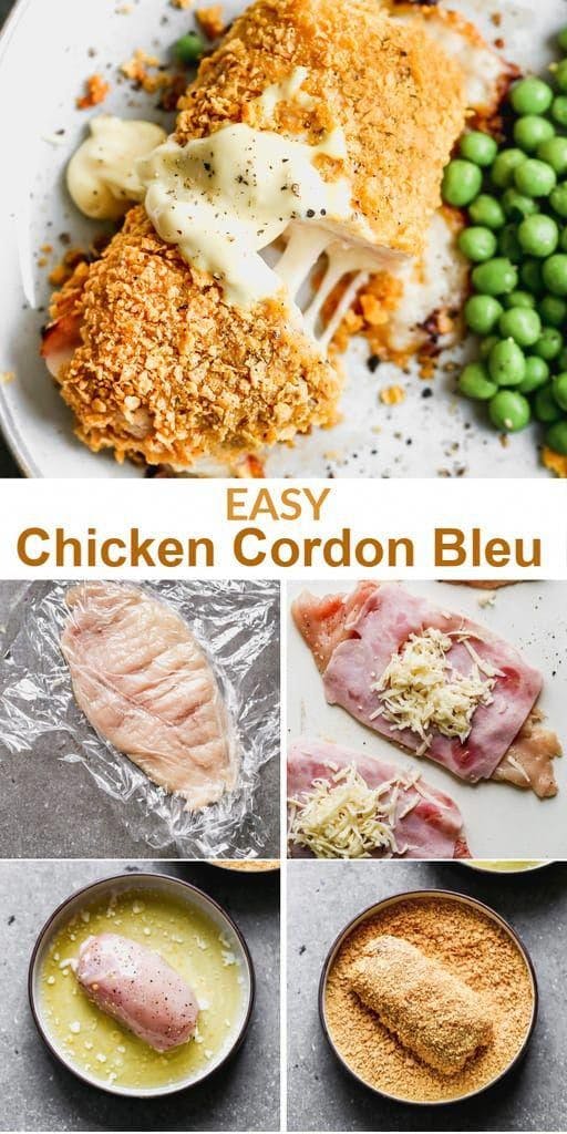 Easy Chicken Cordon Bleu.