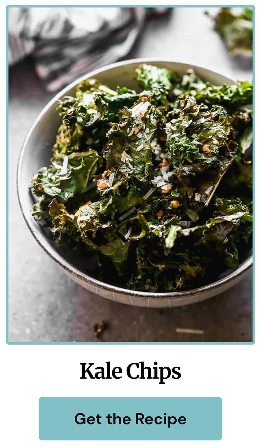 Garlic and Parmesan Kale Chips