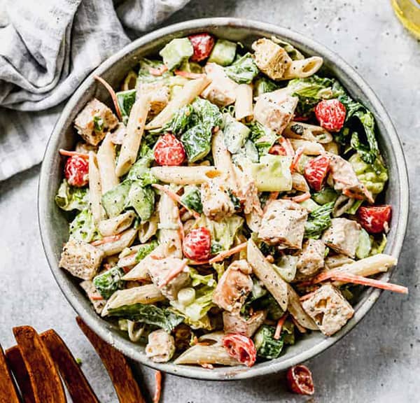 Chicken Caesar Pasta Salad