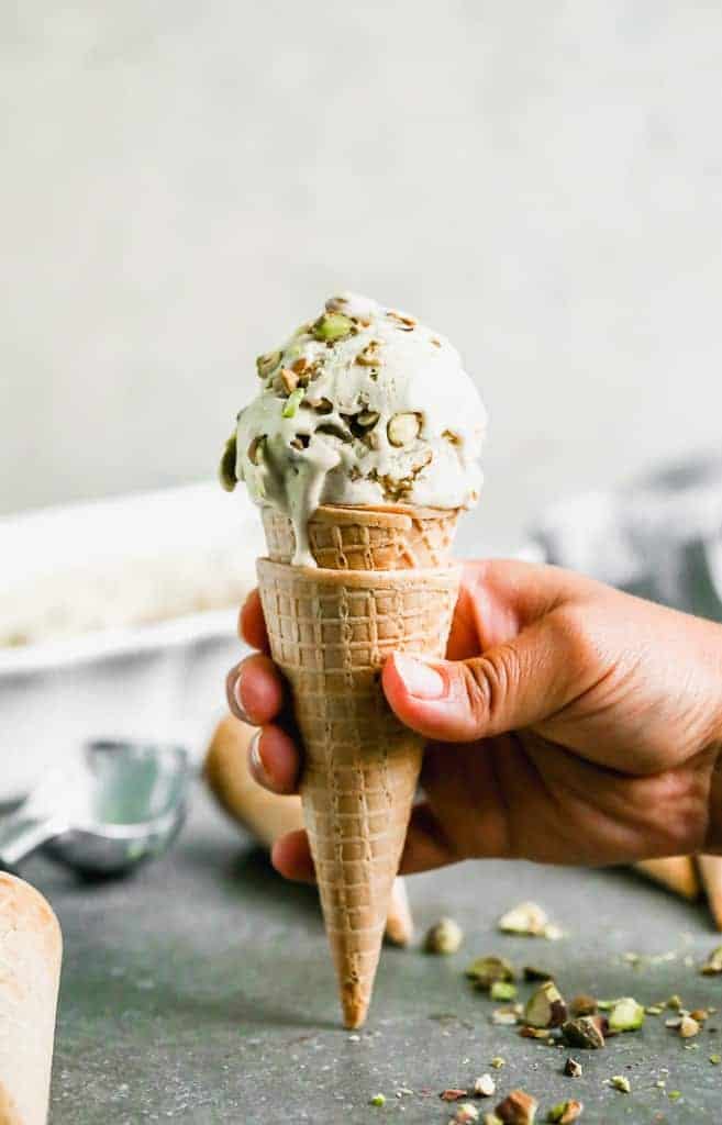 Pistachio Ice Cream.