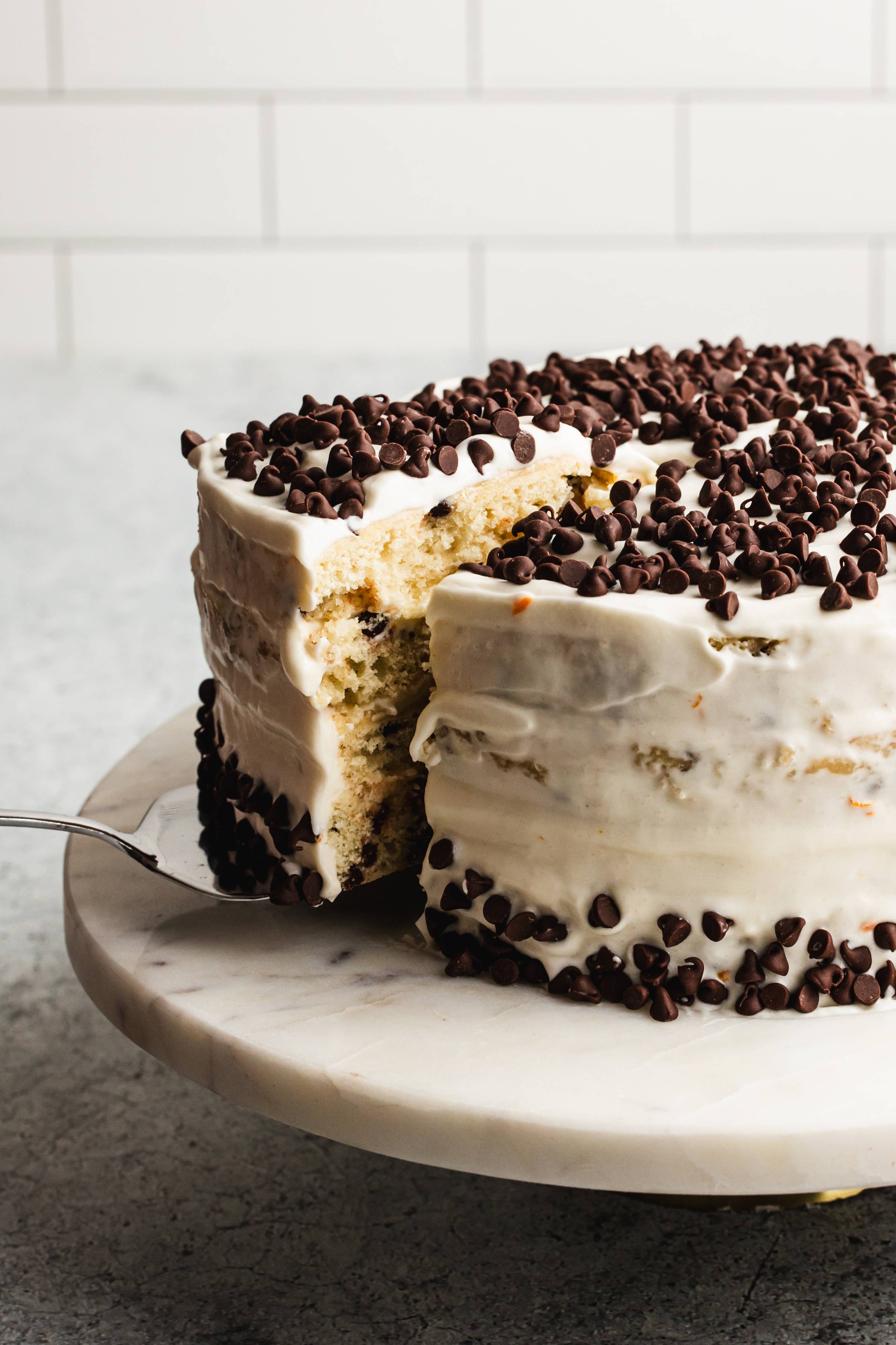 Cannoli Cake.