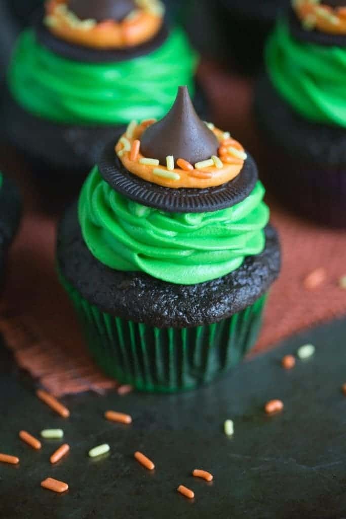 Witch Hat Cupcakes.