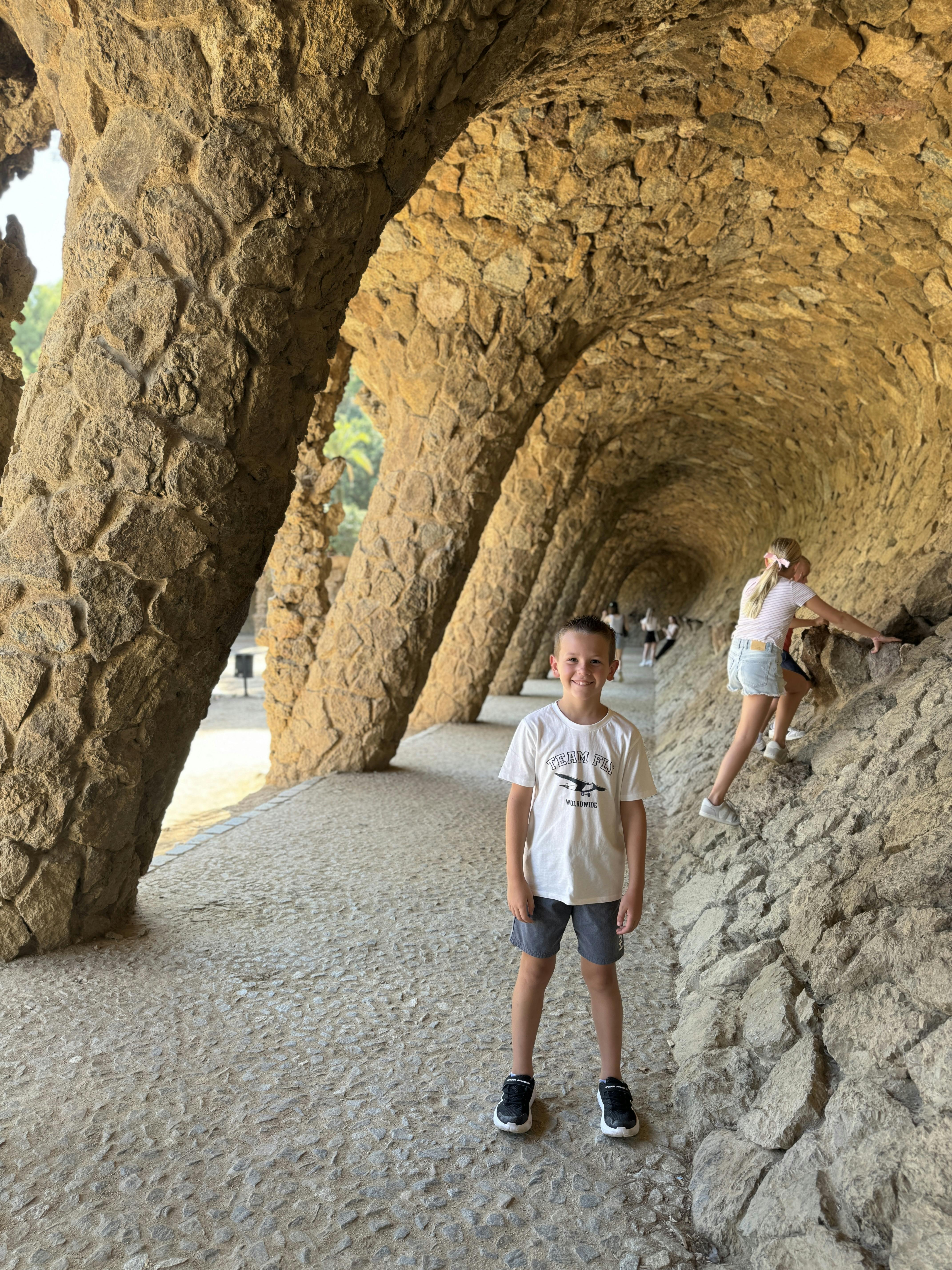 Park Güell arches.